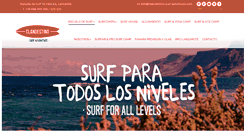 Desktop Screenshot of clandestino-surf-adventure.com